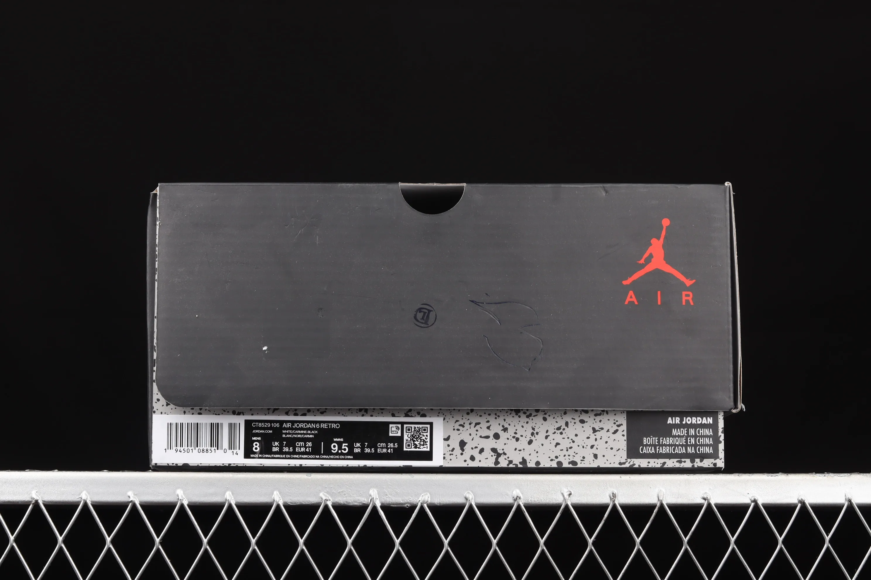 All categories Air Jordan Jordan series basketball shoes Air Jordan 6 G version Air Jordan "Carmine" AJ6 Joe 6 Rouge White and Red 2021 replica high-top basketball shoes CT8529-106